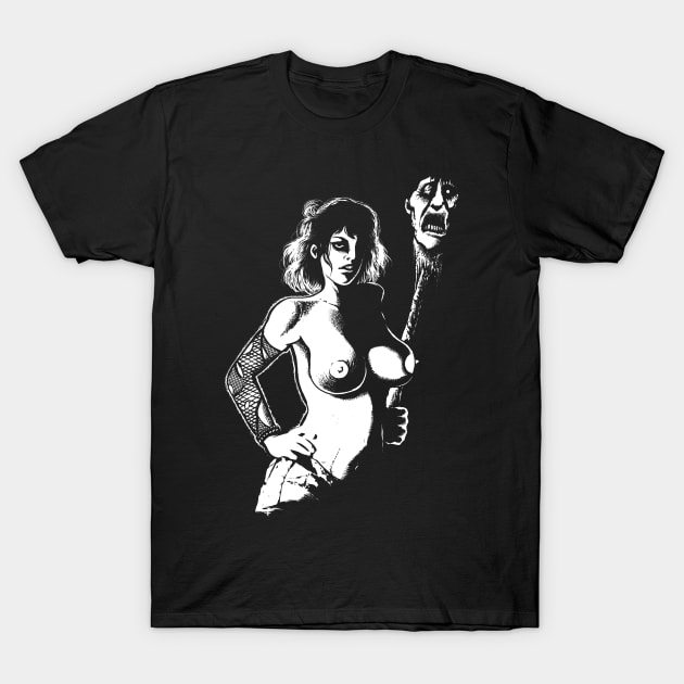 Nude Killer Woman T-Shirt by wildsidecomix